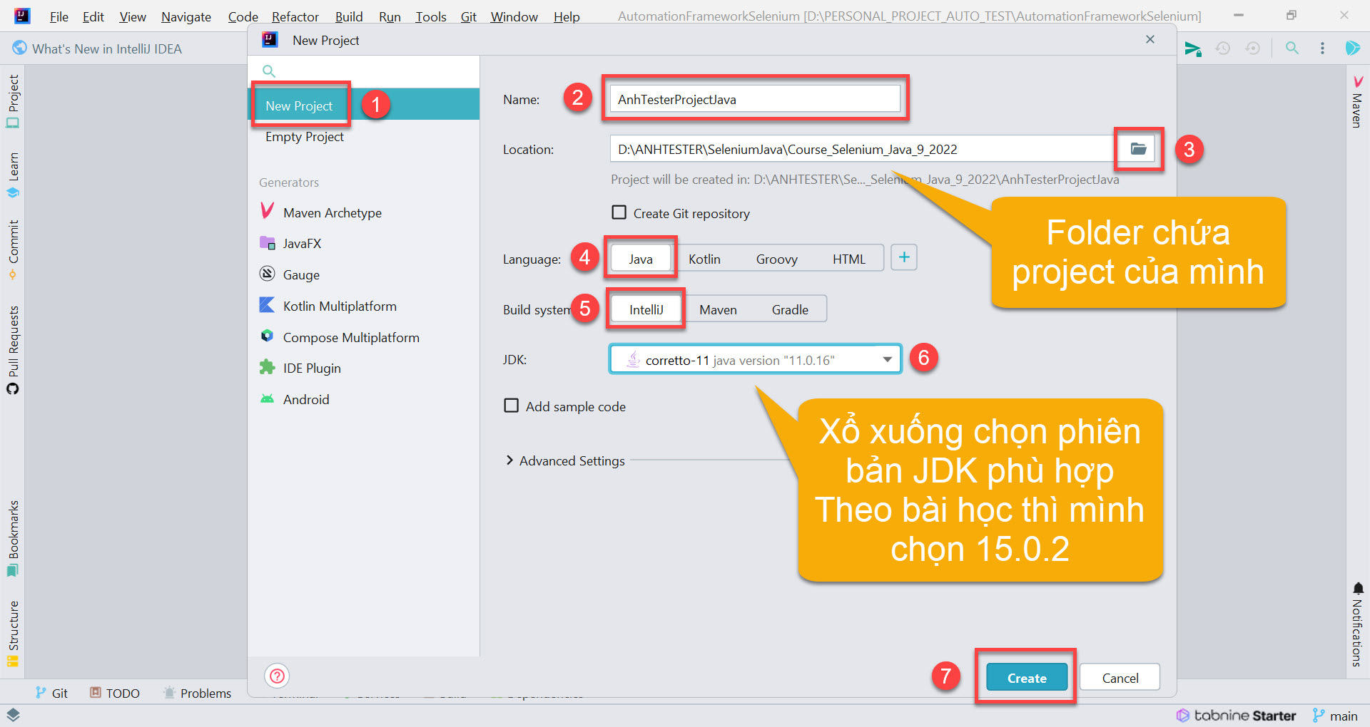 [Selenium Java] C&agrave;i đặt m&ocirc;i trường Java JDK v&agrave; IDE để code | Anh Tester