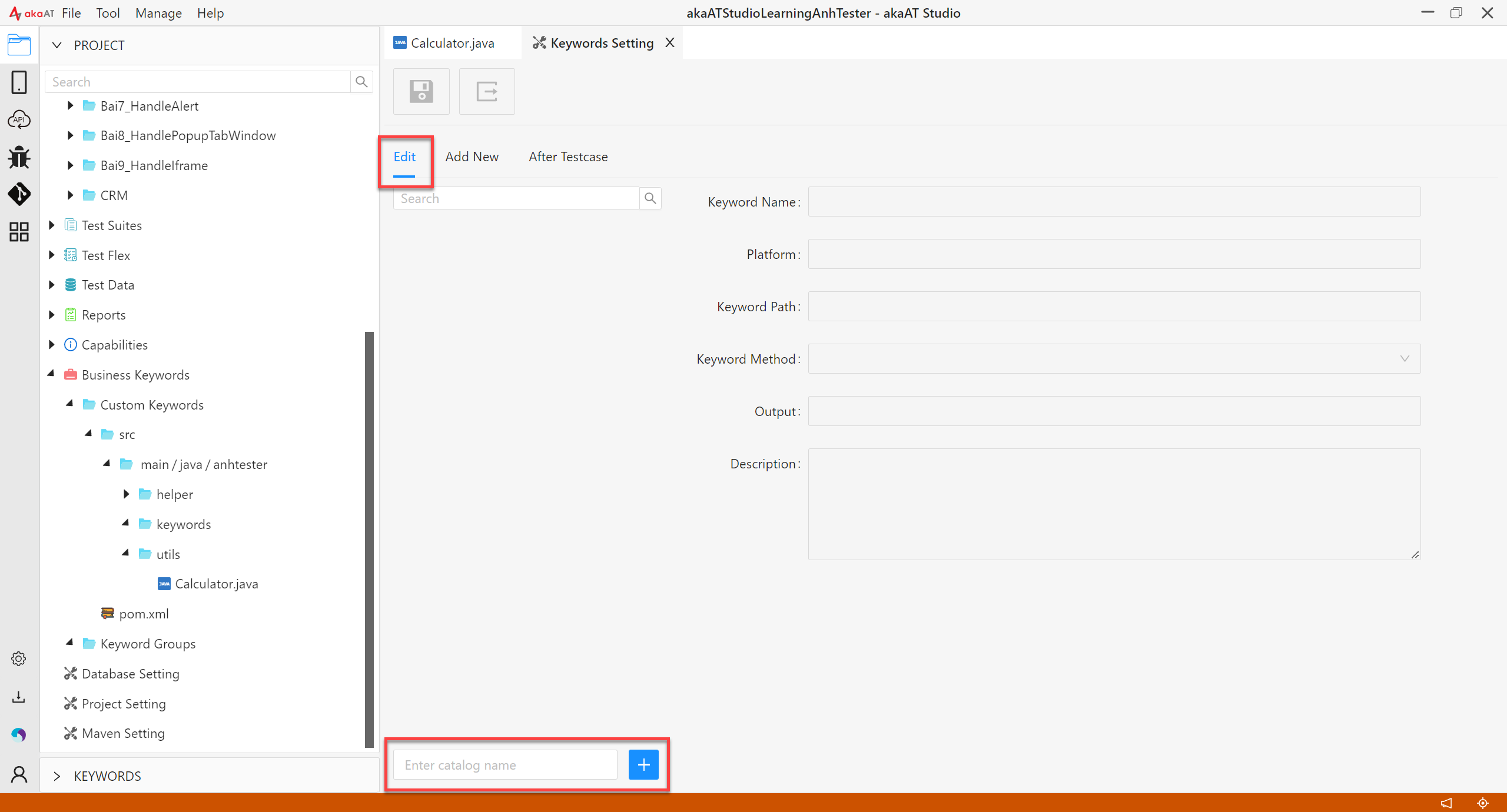 [akaAT Studio] Bài 15: Viết script với Custom Keyword trong akaAT Studio | Anh Tester