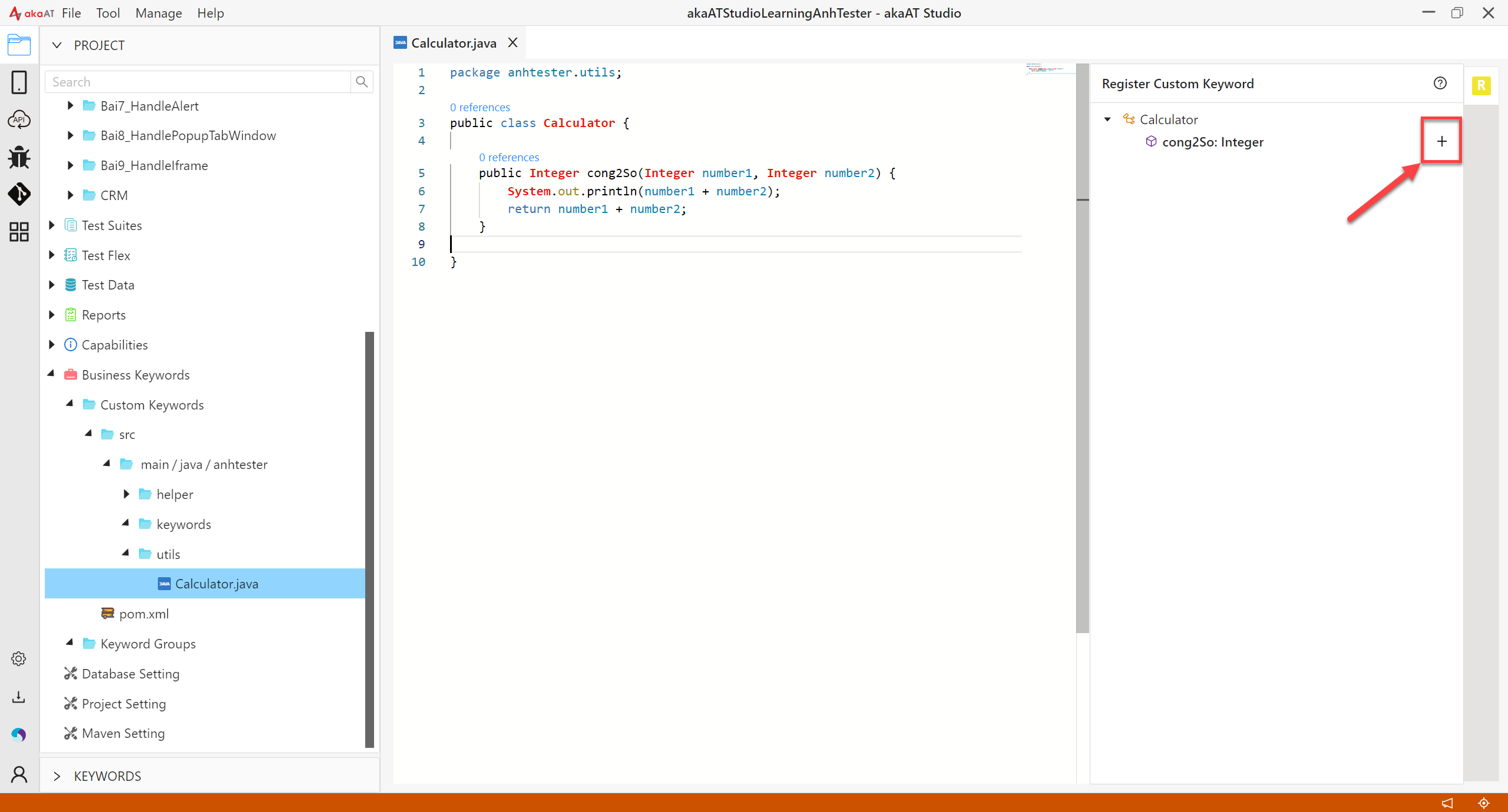 [akaAT Studio] Bài 15: Viết script với Custom Keyword trong akaAT Studio | Anh Tester