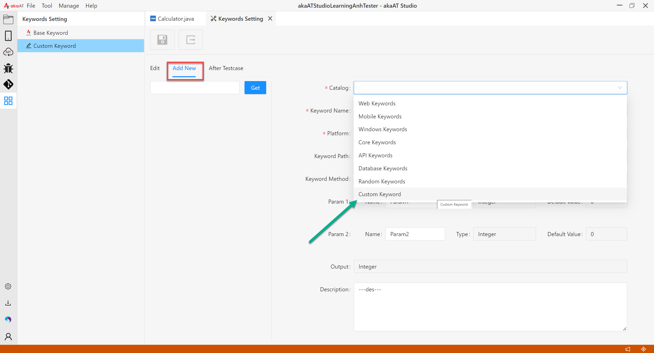 [akaAT Studio] Bài 15: Viết script với Custom Keyword trong akaAT Studio | Anh Tester