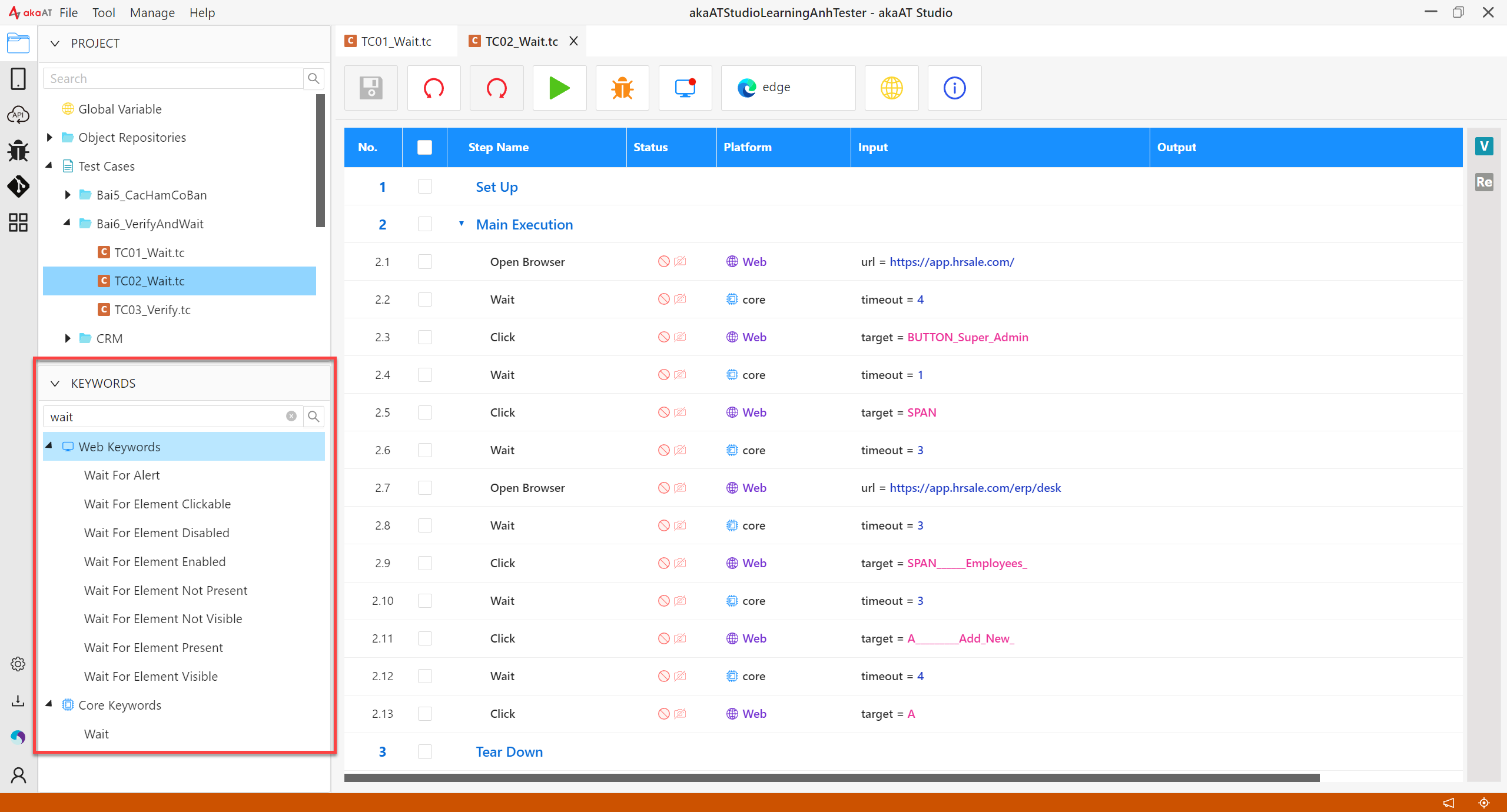[akaAT Studio] Bài 6:  Sử dụng các hàm Verify và Wait trong akaAT Studio | Anh Tester