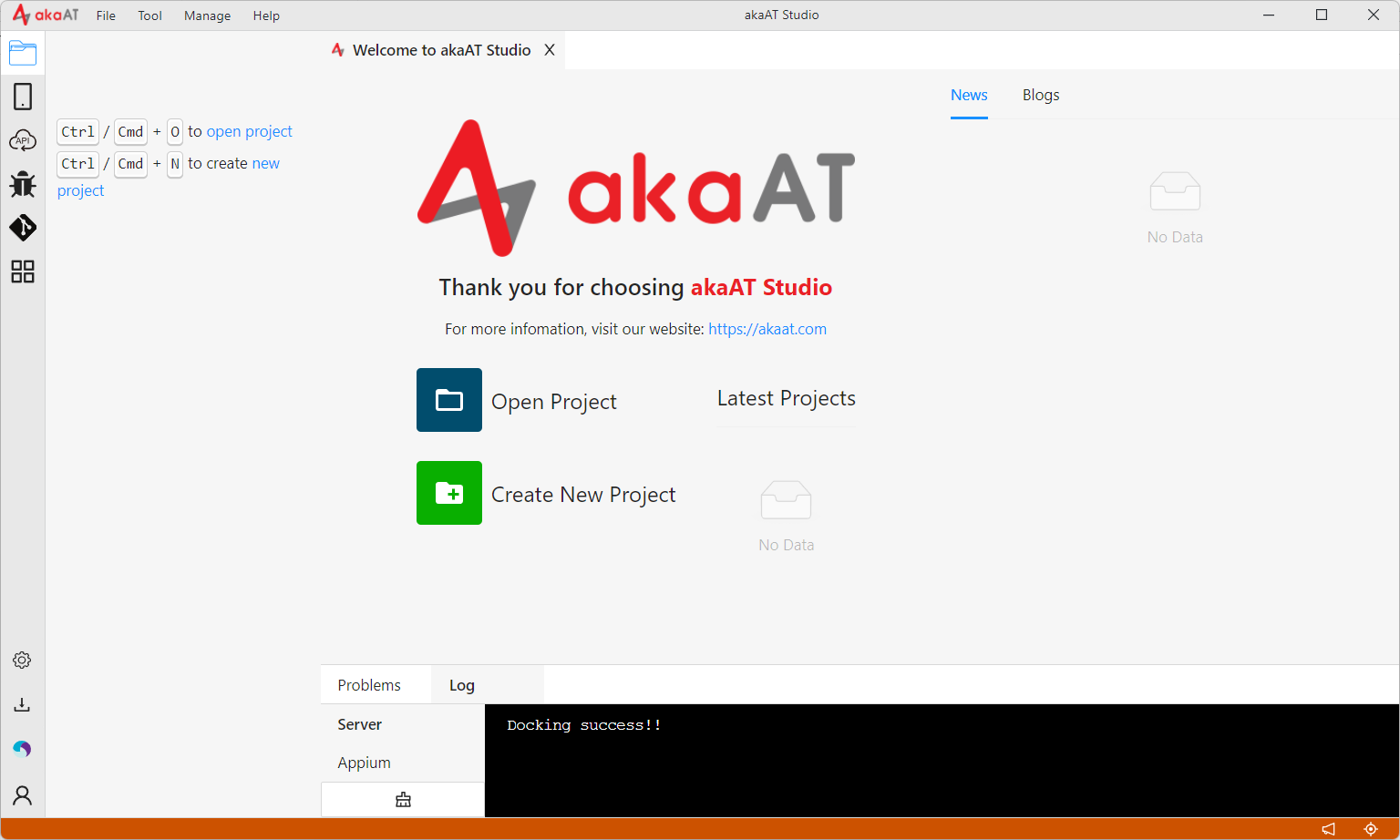 Cài đặt akaAT Studio | Anh Tester