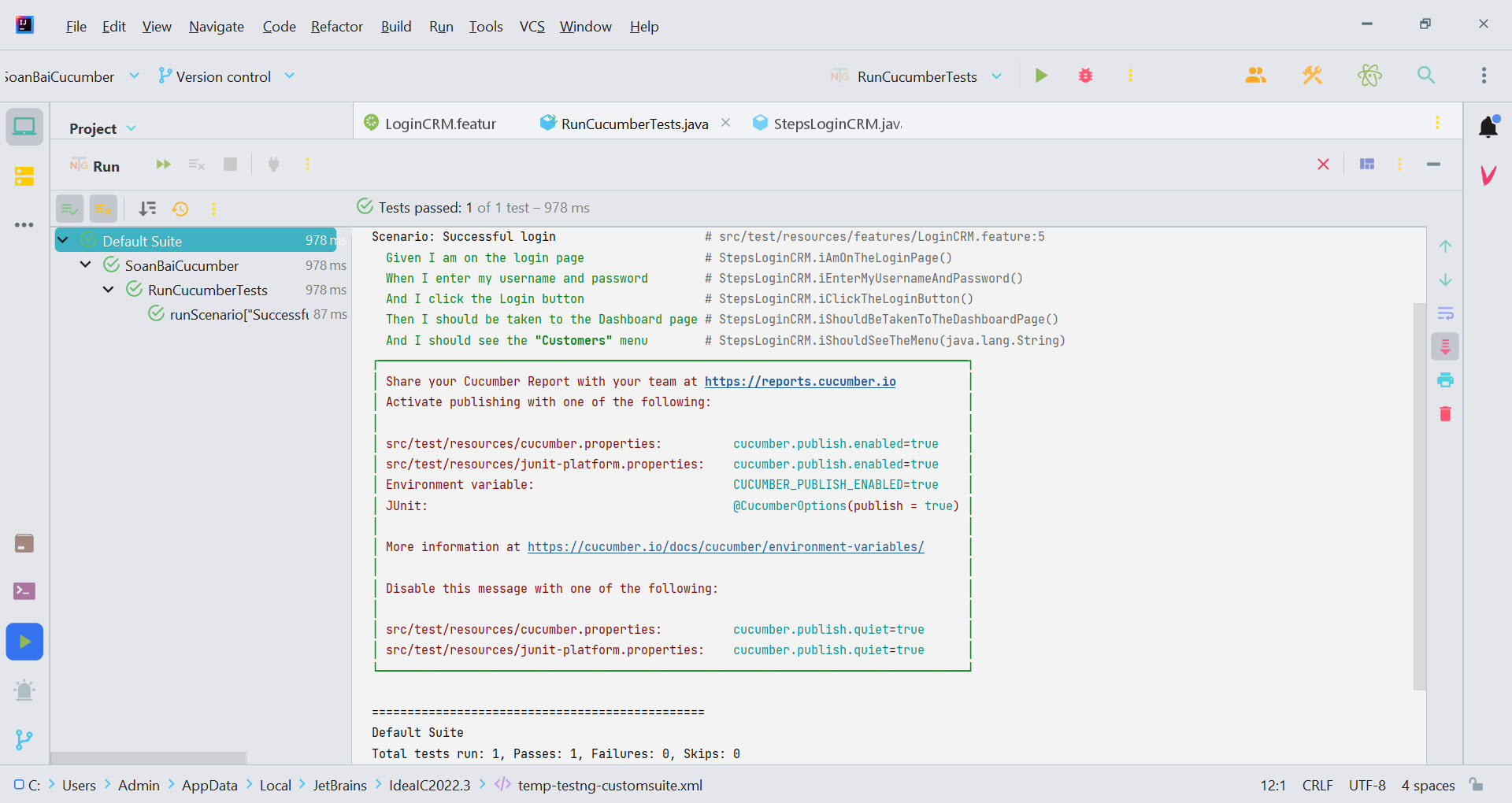 [Cucumber TestNG] Bài 3: Cài đặt Cucumber Framework với Maven project trên IntelliJ IDEA | Anh Tester