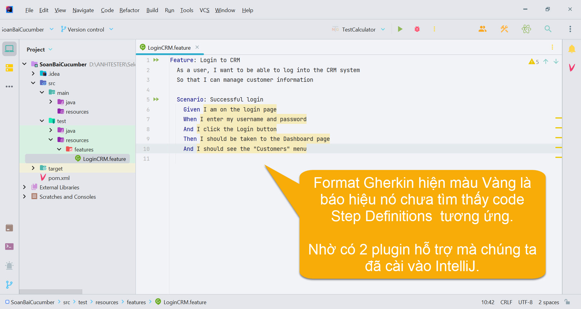 [Cucumber TestNG] Bài 3: Cài đặt Cucumber Framework với Maven project trên IntelliJ IDEA | Anh Tester