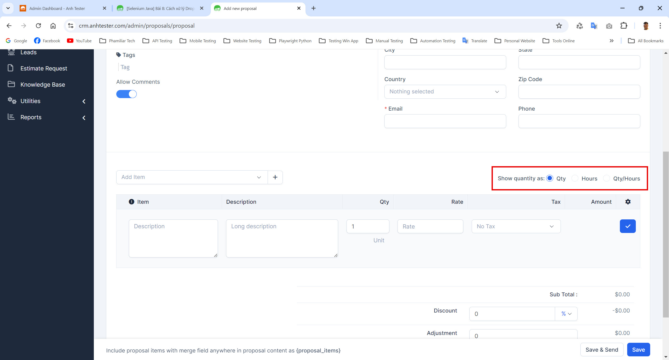 Cách xử lý Dropdown, Radio, Checkbox | Anh Tester