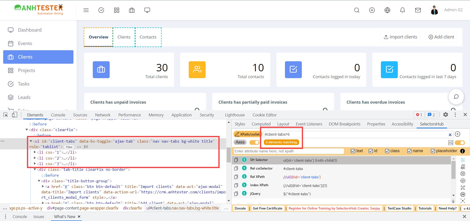 [Selenium Java] Bài 5: Cách xác định Locators của Element trên website | Anh Tester