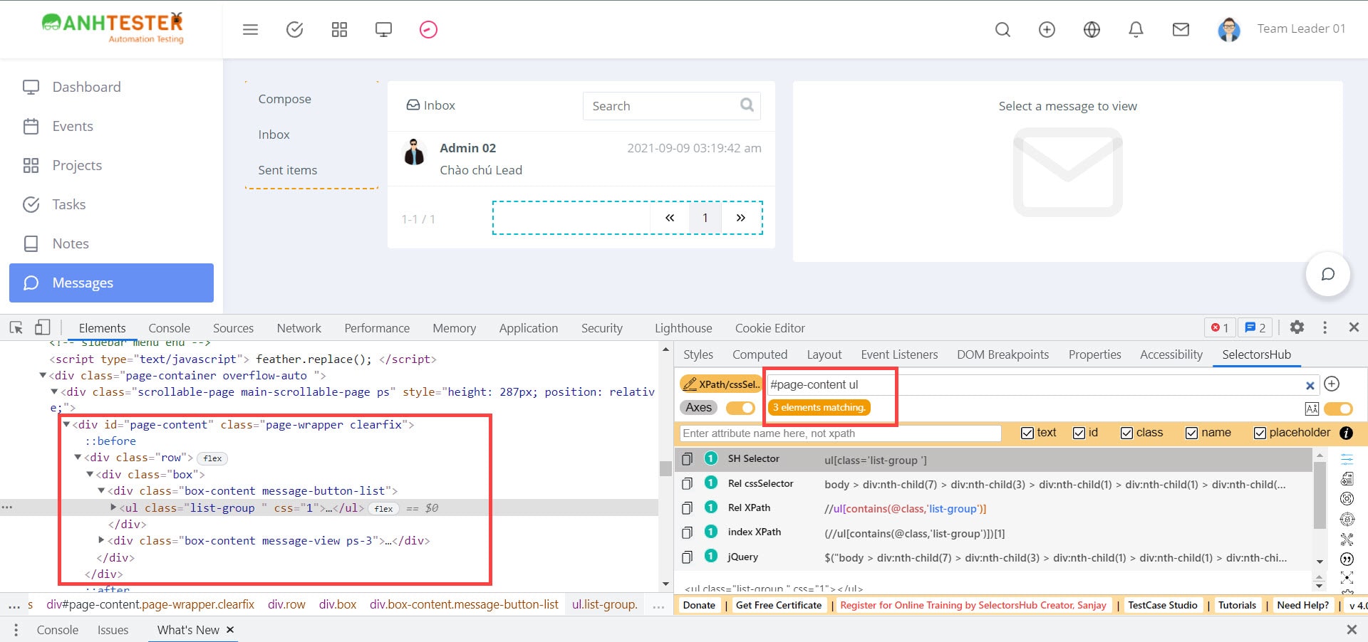 [Selenium Java] Bài 5: Cách xác định Locators của Element trên website | Anh Tester
