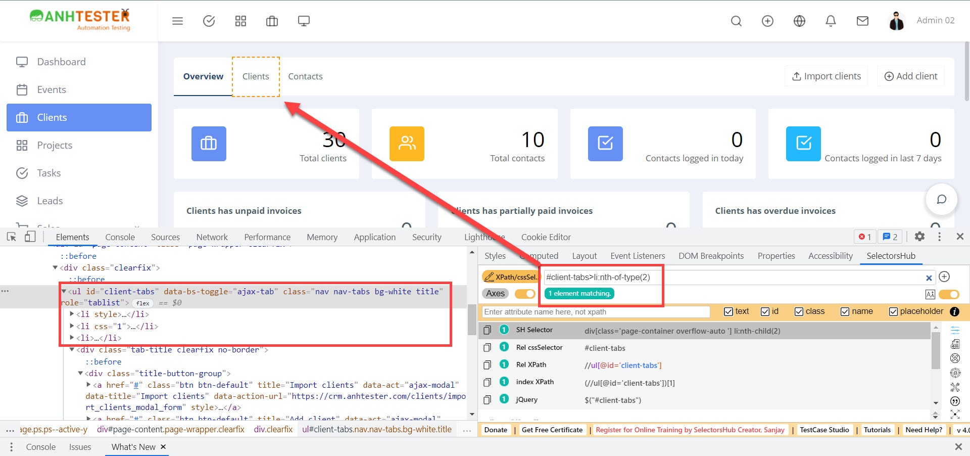 [Selenium Java] Bài 5: Cách xác định Locators của Element trên website | Anh Tester