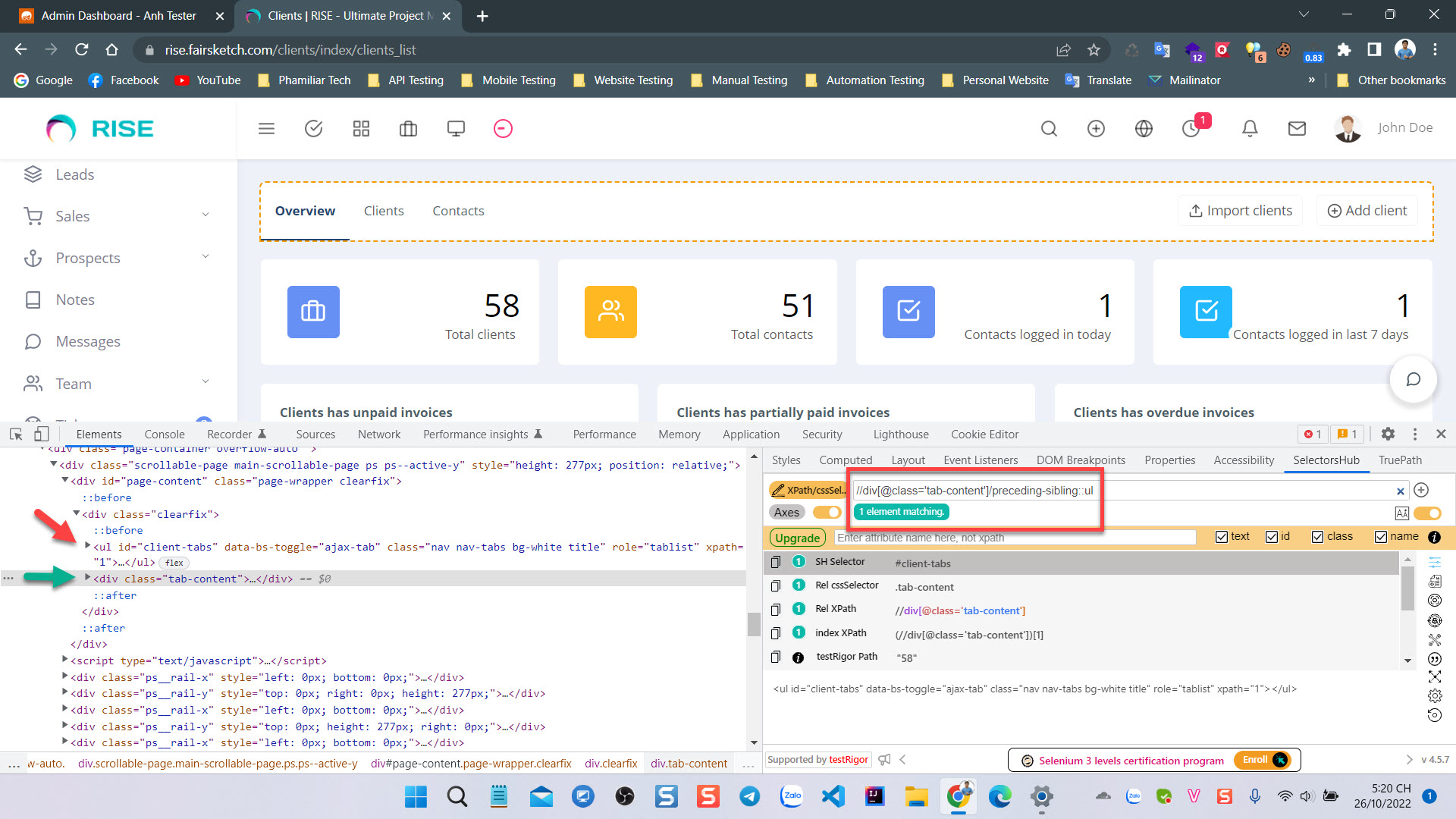 [Selenium Java] Bài 5: Cách xác định Locators của Element trên website | Anh Tester