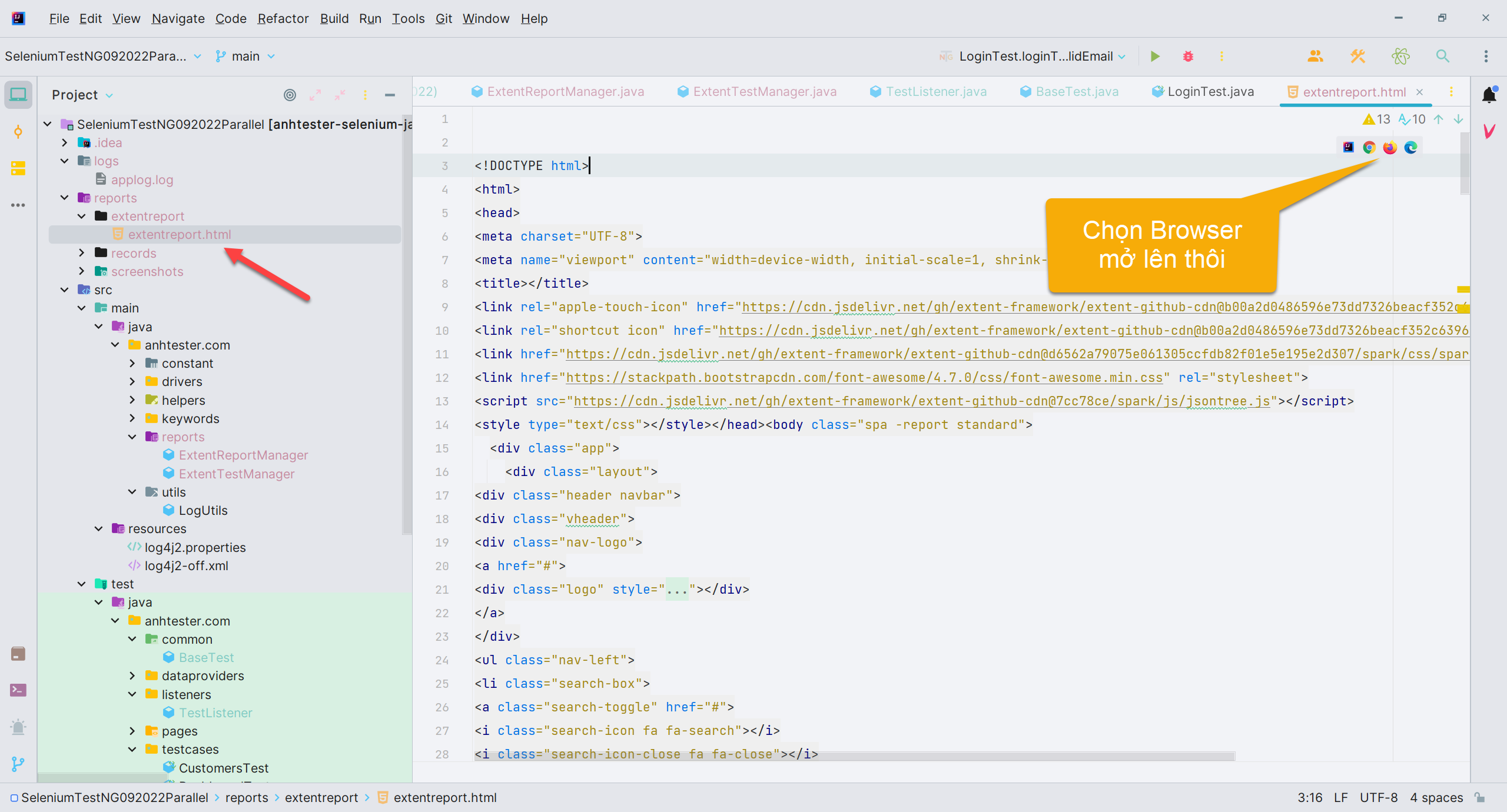 [Selenium Java] Bài 33: Cài đặt và sử dụng Extent Report Allure Report | Anh Tester