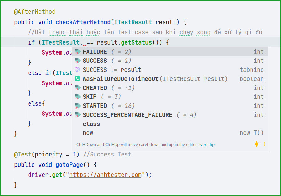 [Selenium Java] Bài: TestNG Listeners | Anh Tester
