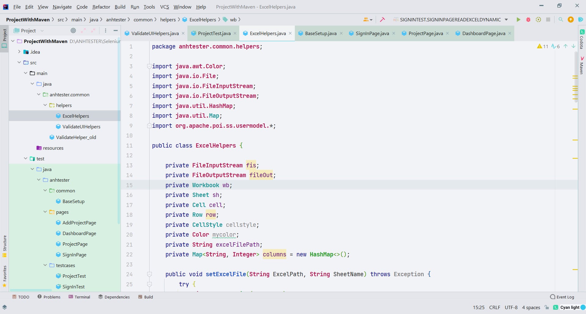 [Selenium Java] Bài 26: Đọc data test từ file Excel | Anh Tester